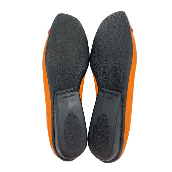 Paul Mayer Attitudes Womens Orange & Pink‎ Ballet Flats - Picture 6 of 7